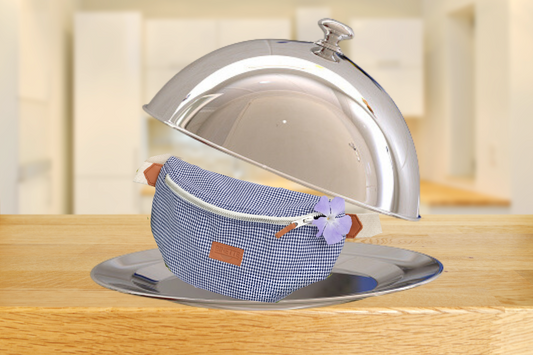 sac banane Binette écoresponsable upcyclé en promotion Binette du mois motif pied de poule