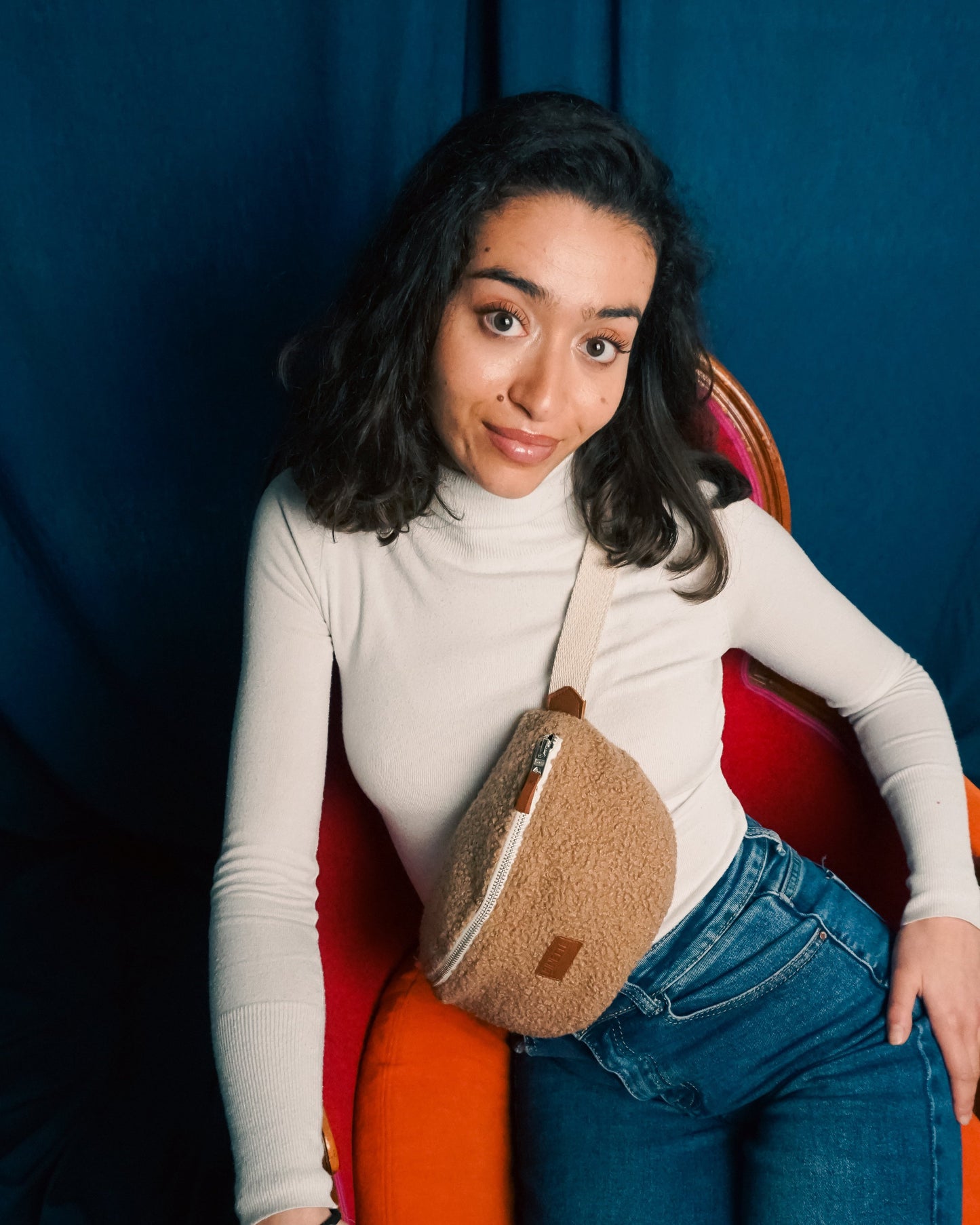 Snowball Fanny pack - White Fleece ❄️