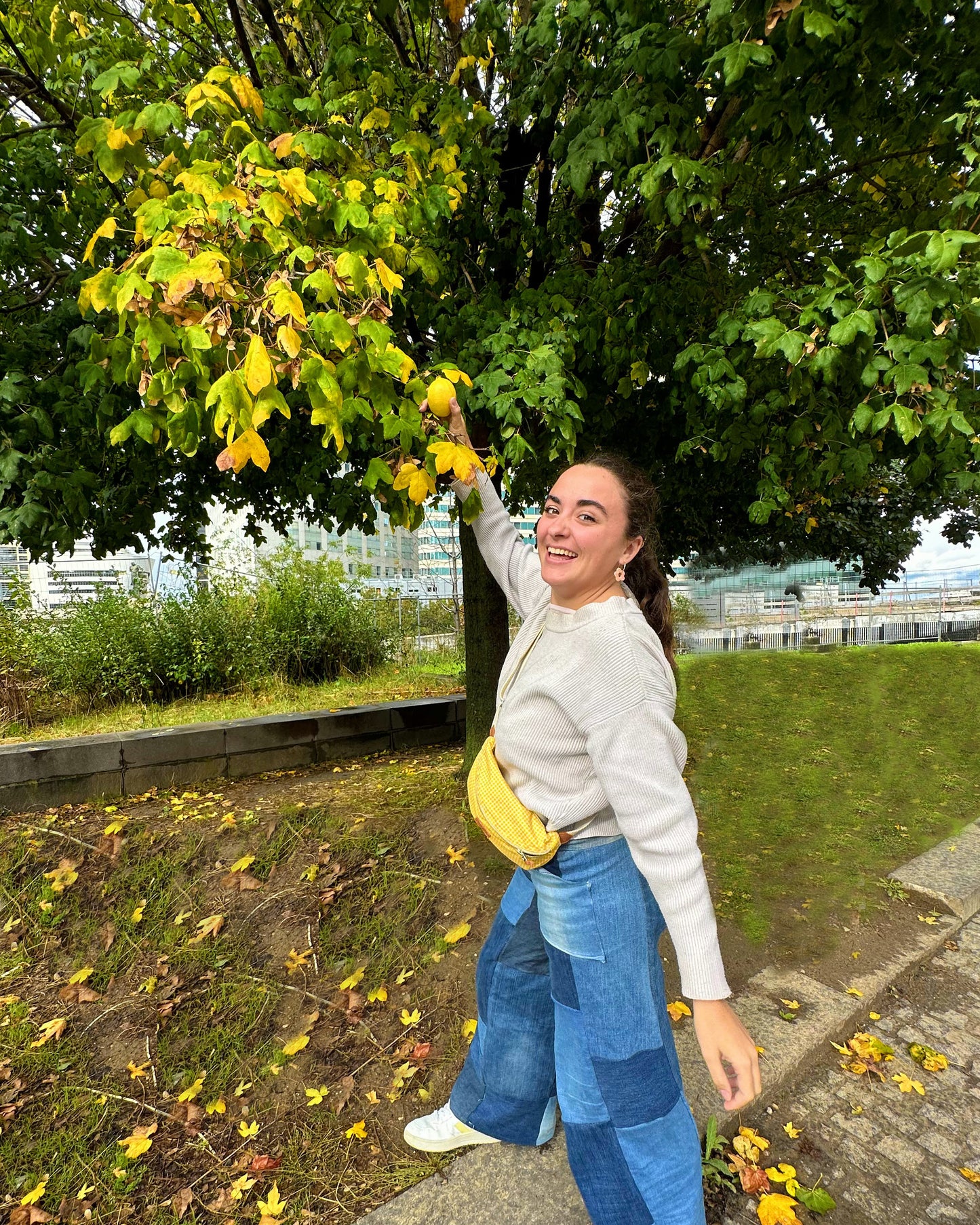 Pack citron : le sac banane Binette et son chouchou