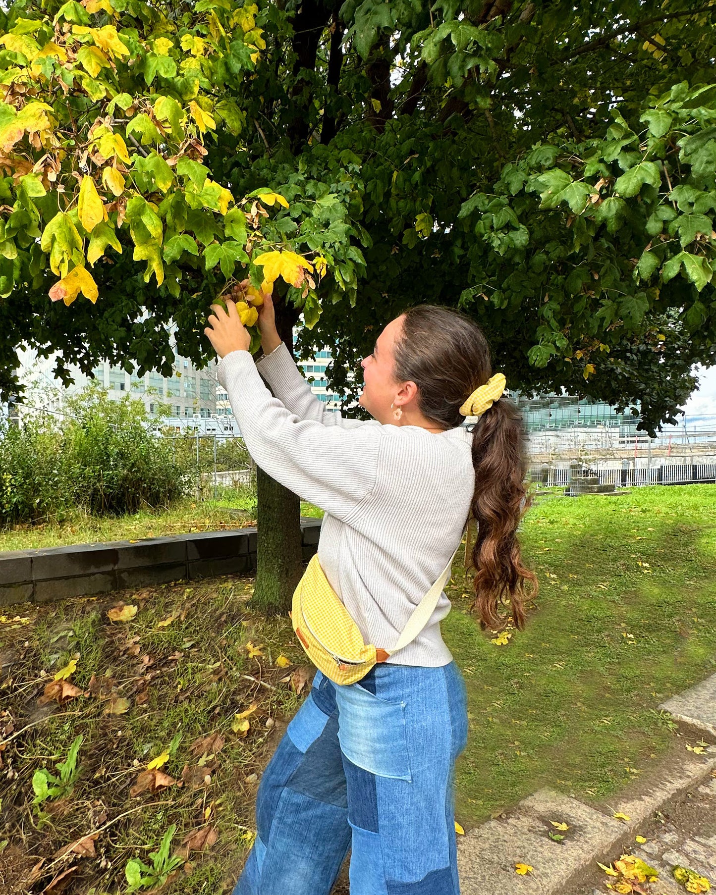 Pack citron : le sac banane Binette et son chouchou