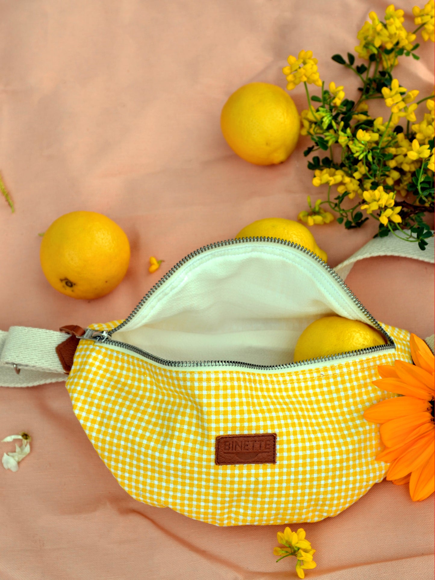 Pack citron : le sac banane Binette et son chouchou