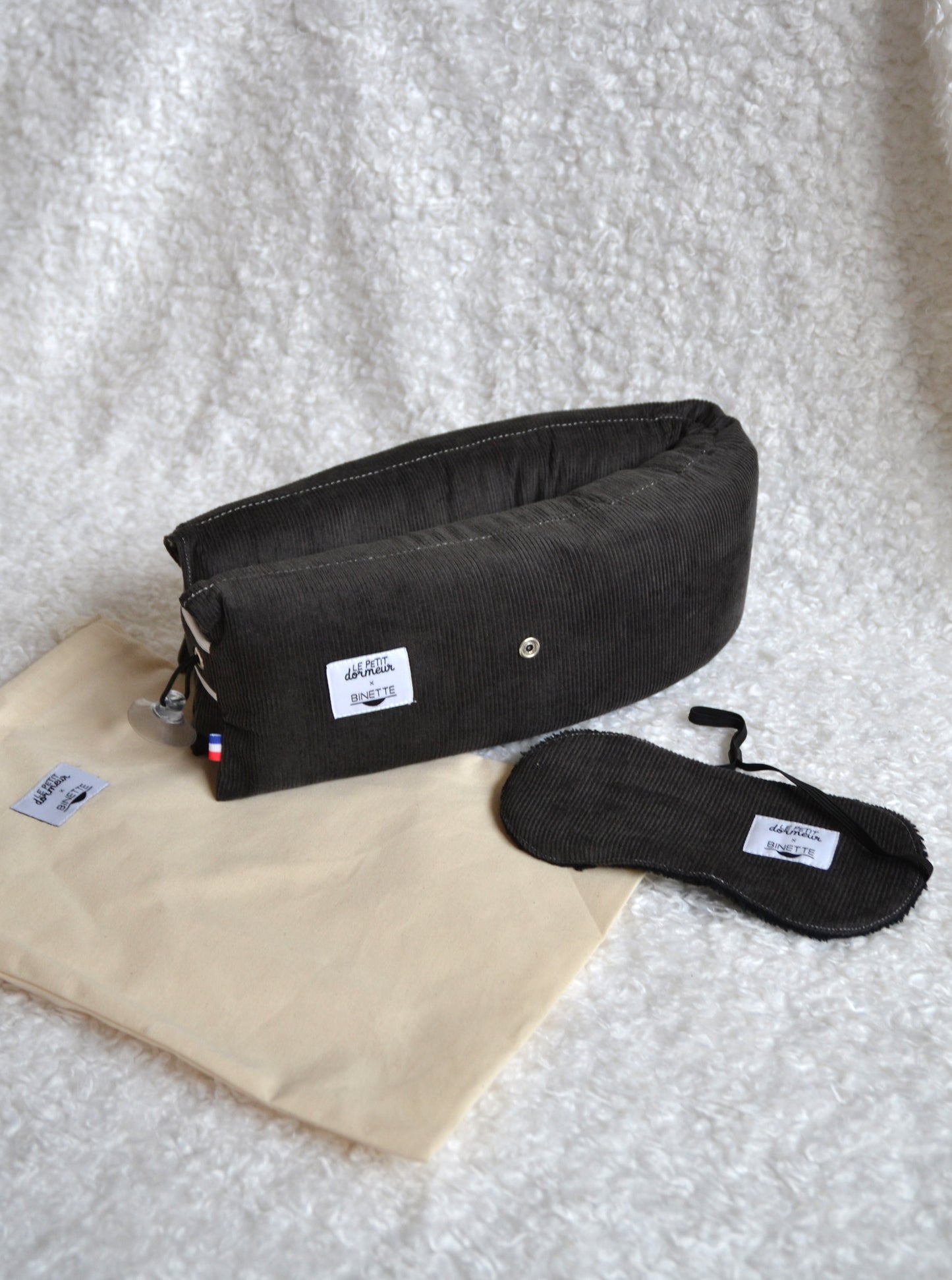 Pack sommeil des voyageurs- gris foncĂ© đ€