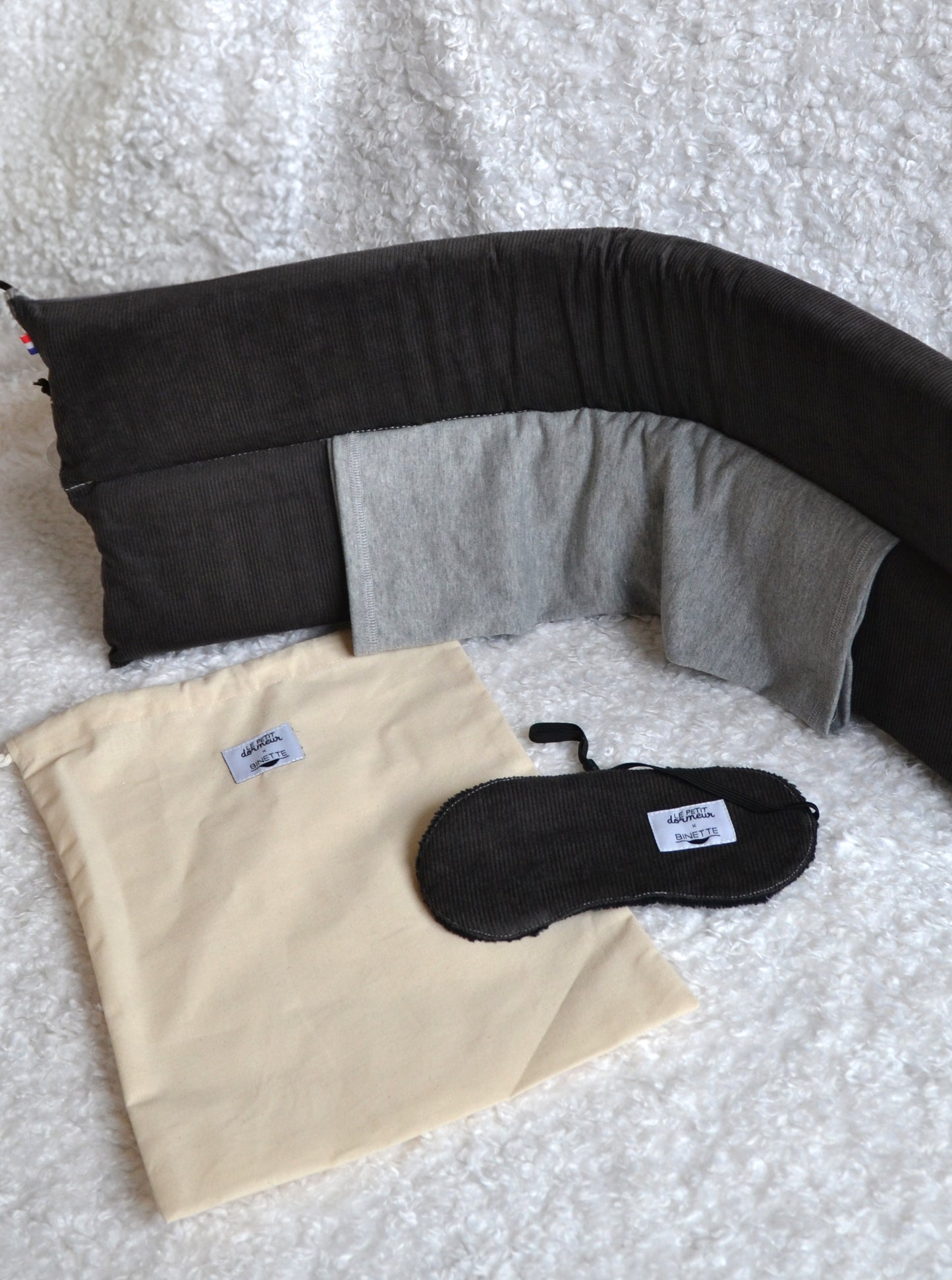 Pack sommeil des voyageurs- gris foncĂ© đ€