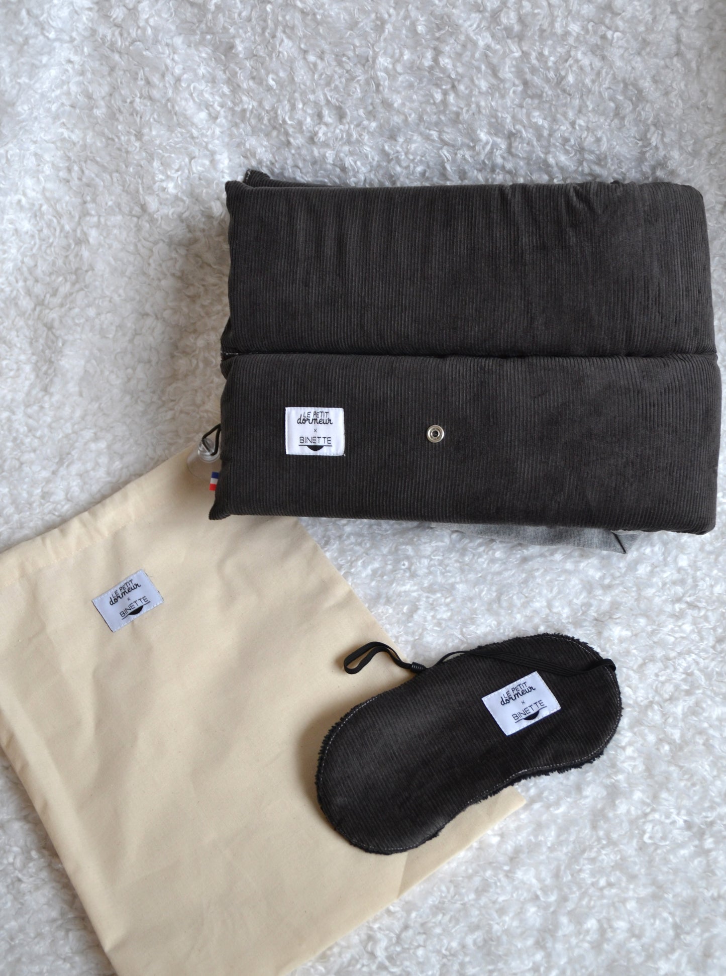 Pack sommeil des voyageurs- gris foncĂ© đ€
