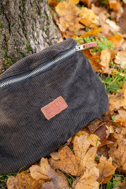 Sac banane Binette - Velours côtelé noir 🖤