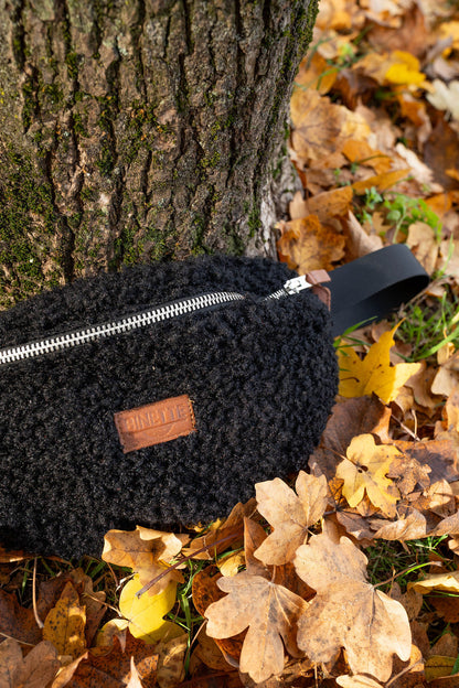 Sac banane Binette L Amsterdam - Molleton noir 🚲