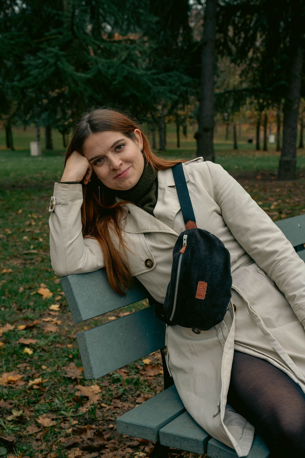 Sac banane Binette - Velours côtelé noir 🖤