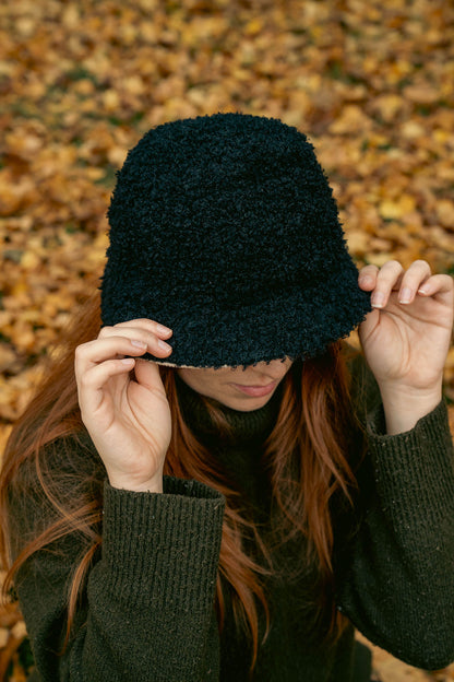 Bob réversible Binette Moumoute noir/Velours côtelés beige 🐑