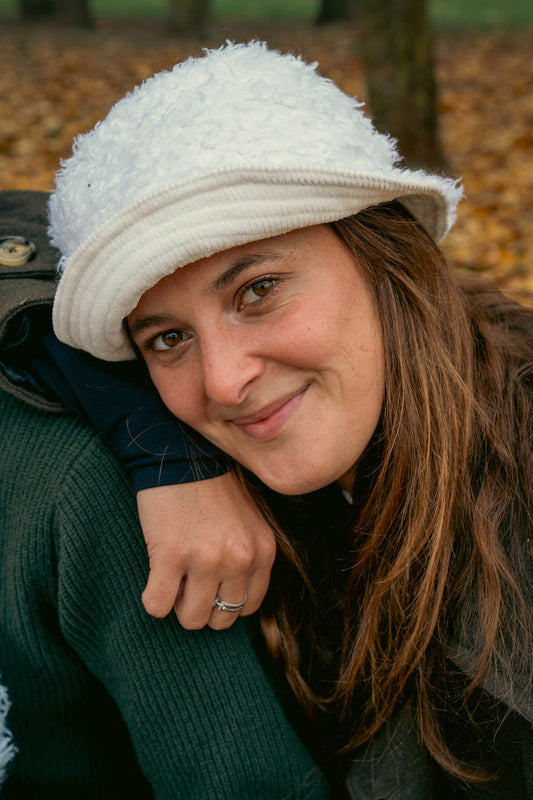 Bob réversible Binette blanc ❄️